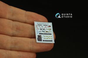 Quinta Studio QD72049 Me-262A 3D-Printed &amp;amp; coloured Interior on decal paper (Airfix) 1/72 – immagine 3