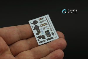 Quinta Studio QD32202 Macchi MC.202 Folgore Late 3D-Printed &amp;amp; coloured Interior on decal paper (Italeri) 1/32 – Bild 9