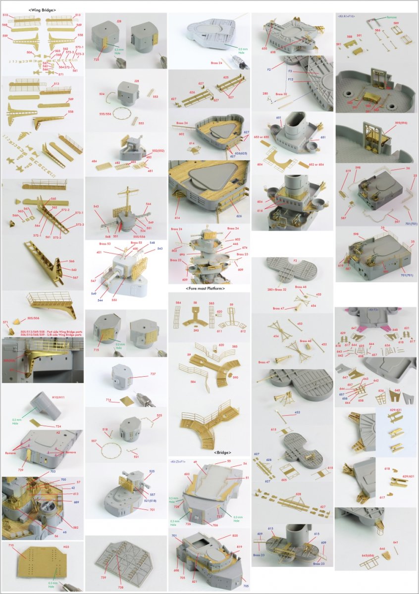 Pontos 23001F2 BISMARCK 1941 Detail Up Set Basic Ver.2 1/200 – image 23