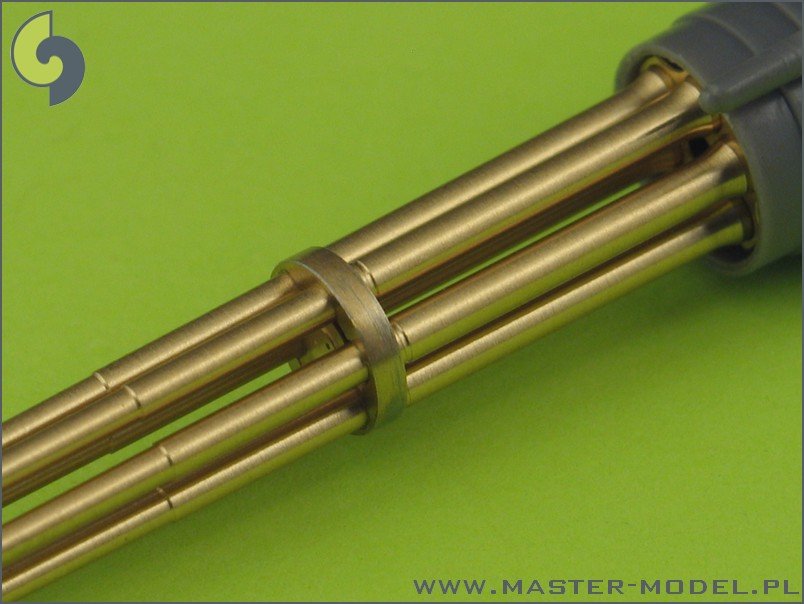 Master AM-32-029 M61 A1 Vulcan - Six-barrelled rotary 20mm cannon - turned barrels with etched barrel clamps 1/32 – Bild 6