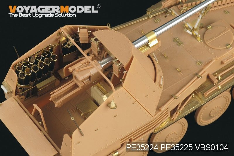 Garde-boues Voyager Model PE35225 pour char allemand Marder III M de la Seconde Guerre mondiale, compatibles avec le modèle TAMIYA 35255 au 1/35 – image 5