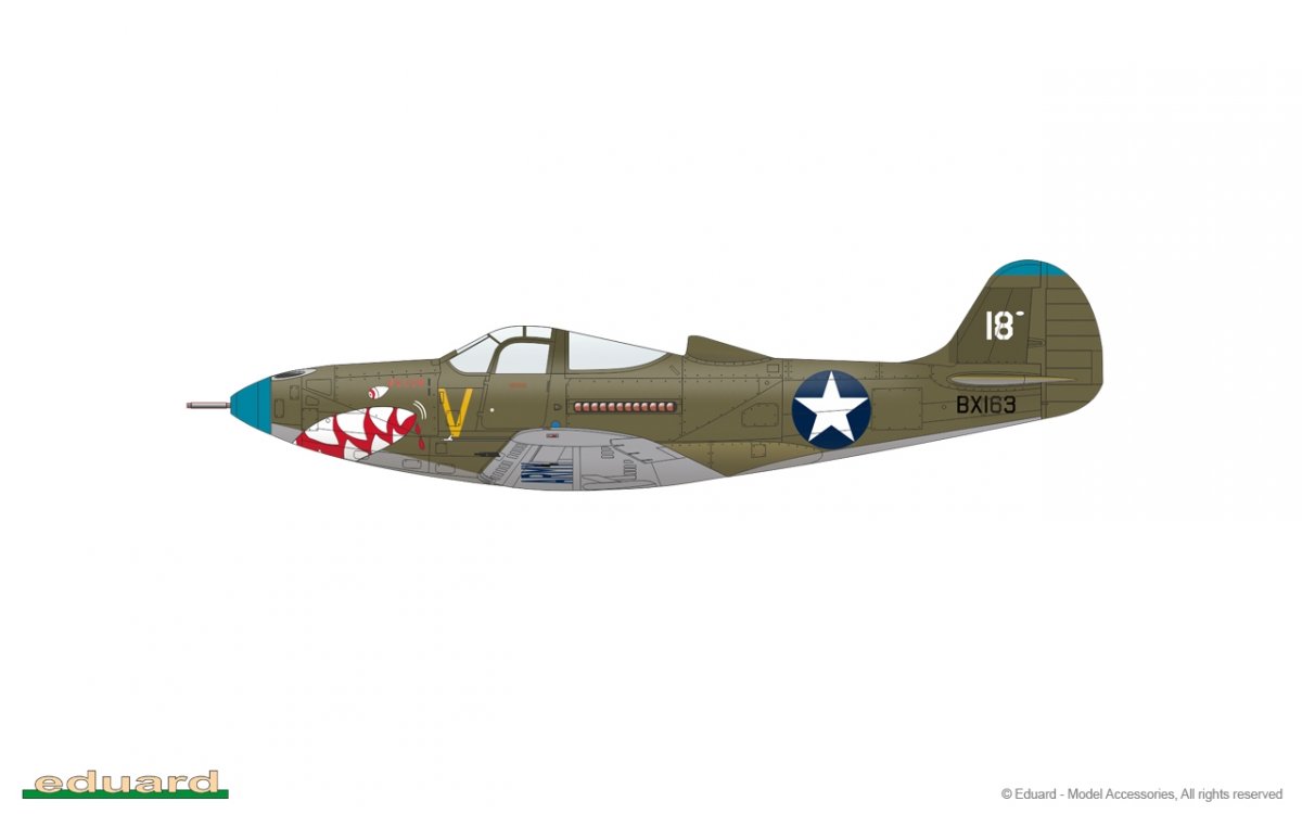 Eduard 8092 P-400 1/48 – immagine 11