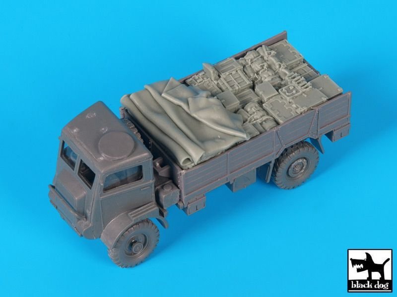 Ensemble d'accessoires Black Dog T72096 Bedford QL pour maquettes IBG au 1/72