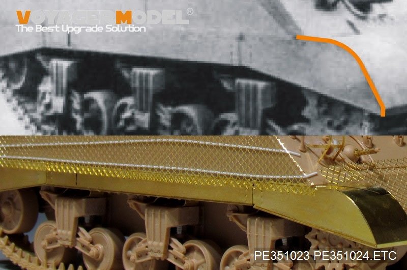 Voyager Model PE351024 WWII US M4A3 Track Covers For MENG TS-043 1/35 – imagen 5
