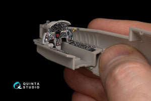 Quinta Studio QD48150 F-104S 3D-Printed &amp;amp; coloured Interior on decal paper (Hasegawa) 1/48 – immagine 4