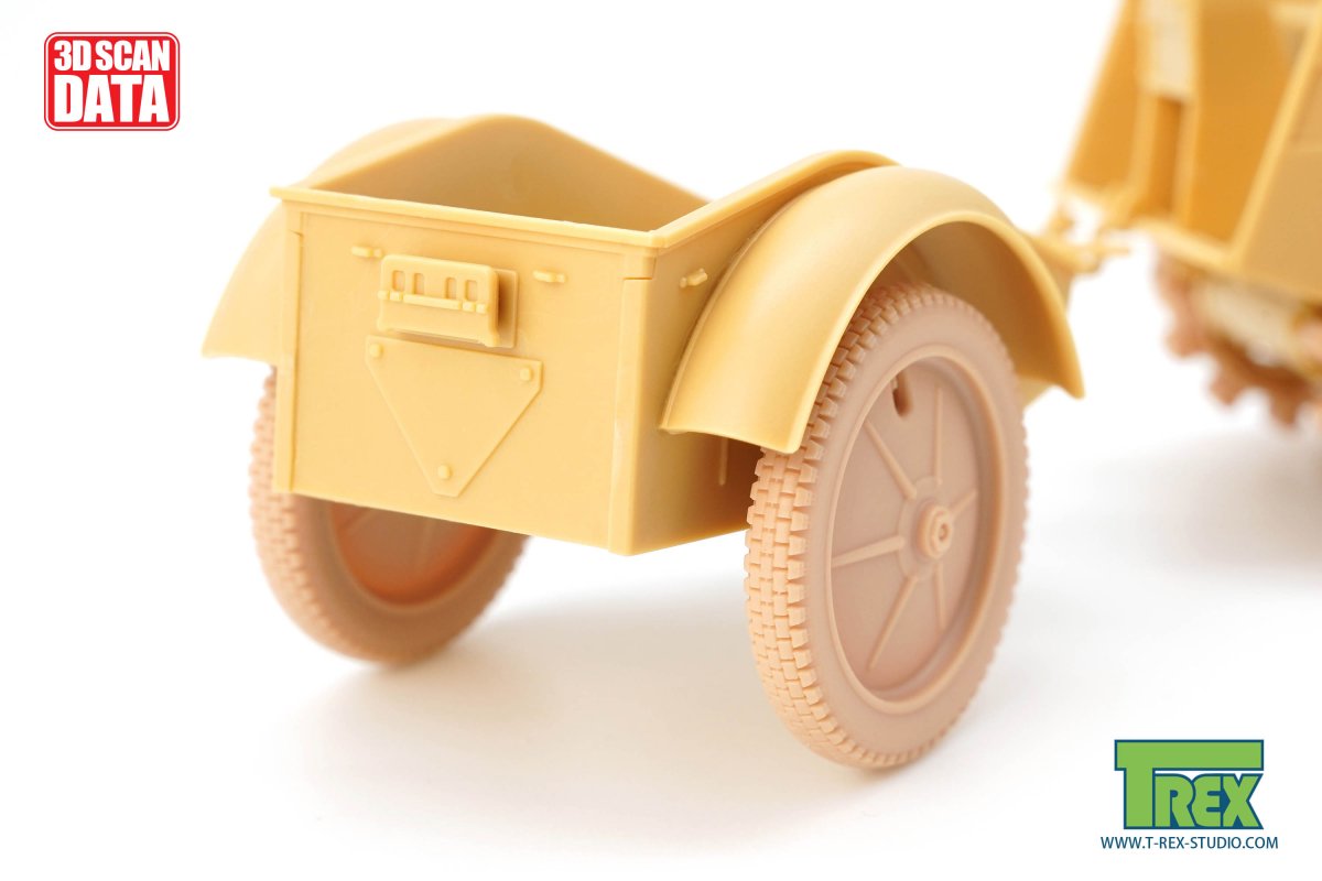 T-Rex Studio TR85060 Kettenkaraftrad Winterkette w/Sprockets, Wheels Type 2 1/35 – zdjęcie 5