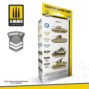 AMMO of Mig Jimenez 7181 CAUNTER BRITISH CAMO SET 6x17ml – Bild 2