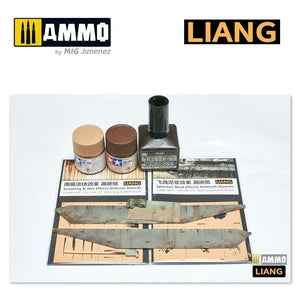 Liang 0002 Streaking &amp;amp; Wet Effects Airbrush Stencils – image 2