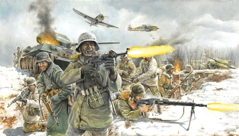 Italeri 6151 German Infantry (Winter uniform) 1/72