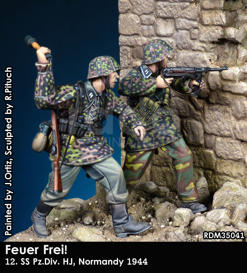RADO Miniatures RDM35041 Feuer Frei 12.SS Pz.DiV. HJ Normandy 1944 1/35 – Bild 2