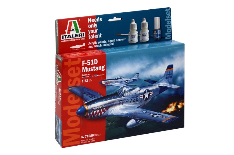 Italeri 71086 F51 D Mustang Model Kit