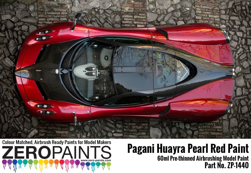Zero Paints ZP-1440 Pagani Huayra Pearl Red Paint 60ml – immagine 5