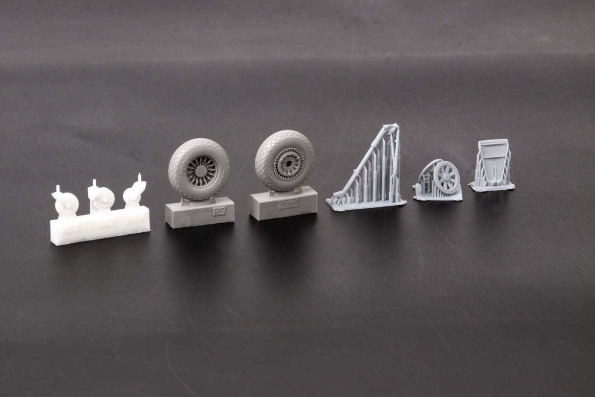 Eduard 648965 TBF/ TBM wheels w/ pattern ACADEMY 1/48 – immagine 4