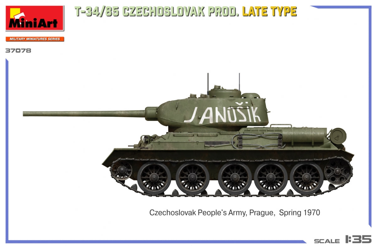 MiniArt 37078 T-34/85 Prod. tchécoslovaque. Type tardif 1/35 – image 13