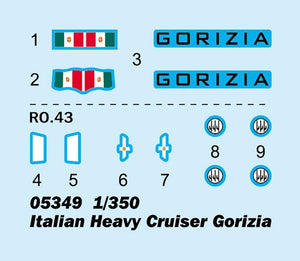 Trumpeter 05349 Italian Heavy Cruiser Gorizia 1/350 – immagine 10