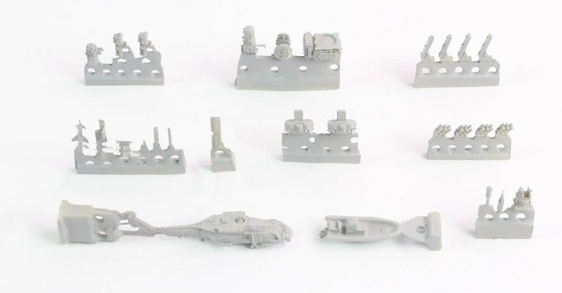 Pontos 37019F1 USS FFG Oliver Hazard Perry Class Long Hull Detail Up Set ADVANCED 1/350 – Bild 8