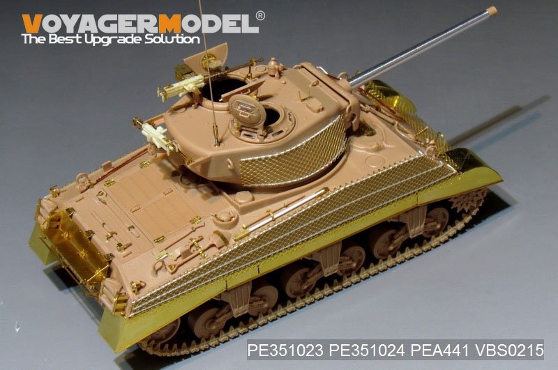 Voyager Model PE351023 WWII US M4A3 (76) w Mid Tank Basic For MENG TS-043 1/35 – Bild 6