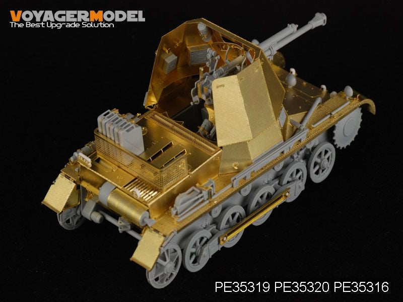 Voyager Model PE35319 WWII German 47mm PaK(t) Panzerjager I Basic For DRAGON 6230 1/35 – image 6