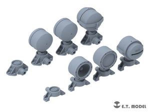 ET Model P35-208 Bosch Lamp Lights for WWII German Vehicles (3D Printed) 1/35 – image 2