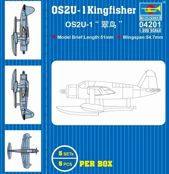 Trumpeter 04201 OS2U-1 Martin-pêcheur 1/200