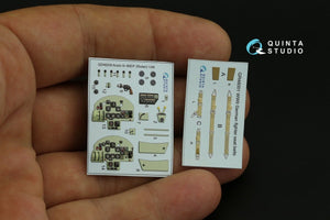 Quinta Studio QD48209 Arado Ar 68 E/F 3D-Printed &amp;amp; coloured Interior on decal paper (Roden) 1/48 – immagine 5