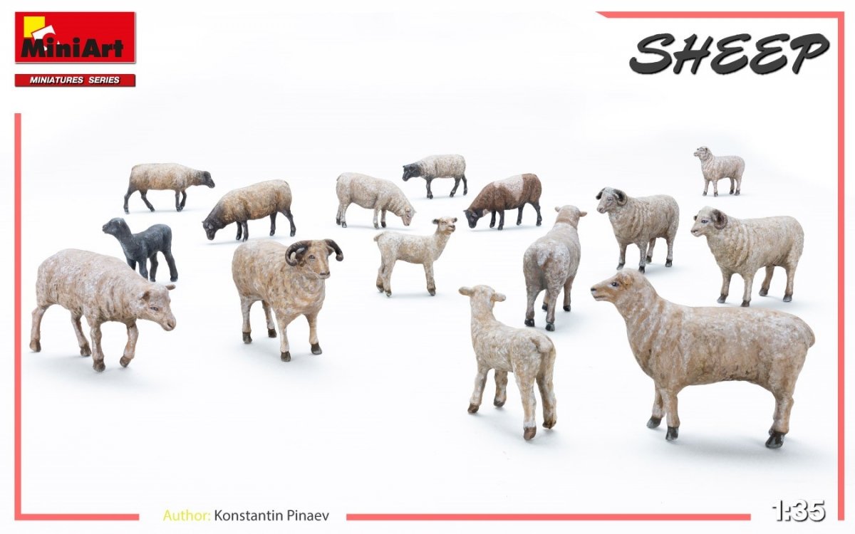MiniArt 38042 SHEEP 1/35 – Bild 6