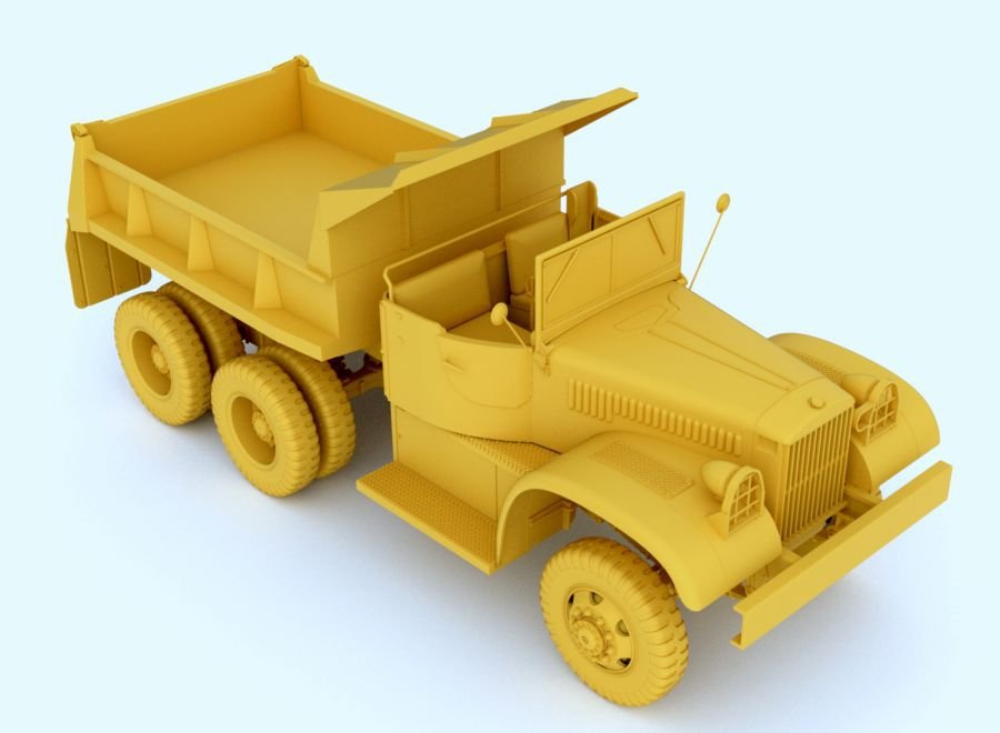 Mirror Model 35806 U.S. Diamond T 972 Dump Truck Late open Cab 1/35 – Bild 3
