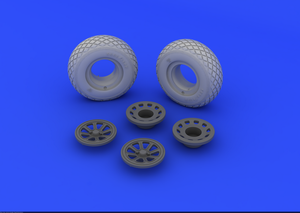 Eduard 632015 P-51 wheels 1/32 (Tamiya) – Bild 3