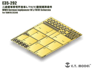 ET modèle E35-292 Jagdpanzer allemand IV L/70(V) de la seconde guerre mondiale pour TAMIYA 35340 Schurzen – image 2