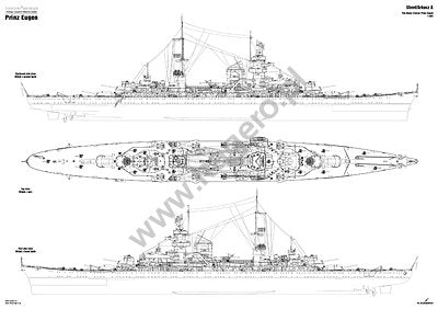 Kagero 7086 The German Heavy Cruiser Prinz Eugen EN/PL – Bild 4