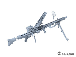 E.T. Model P06-001 WWII German Mg42 Machine Gun &amp;amp; Ammo Box (3D Printed) 1/6 – imagen 4