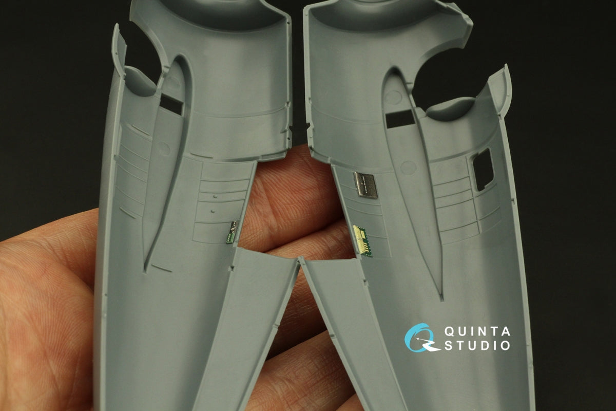 Quinta Studio QD48403 F4F-4 Wildcat 3D-Printed &amp;amp; coloured Interior on decal paper (Eduard) 1/48 – immagine 9