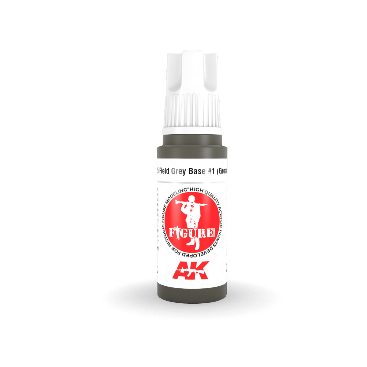 AK Interactive AK11425 Field Grey Base #1 (Green uniform) 17ml – imagen 2