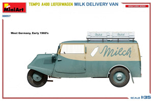 MiniArt 38057 TEMPO A400 LIEFERWAGEN. MILK DELIVERY VAN 1/35 – imagen 7