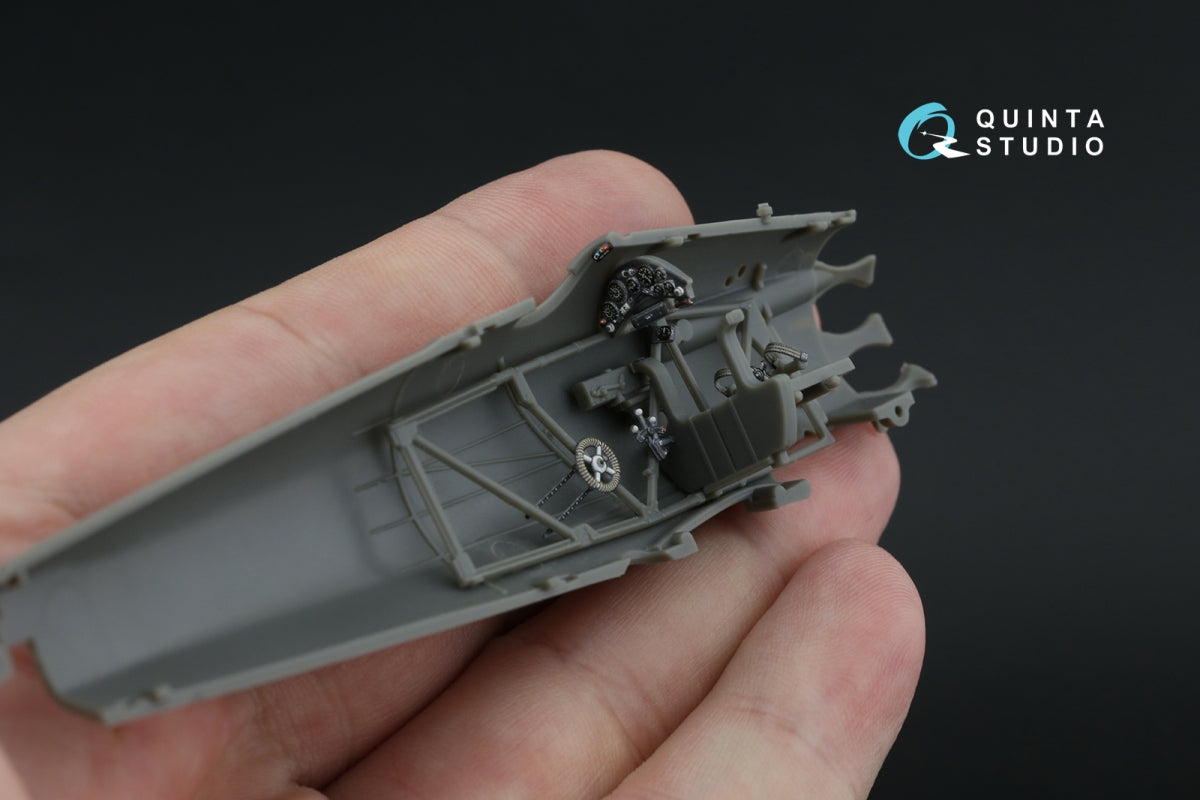 Quinta Studio QD48502 Bristol Bulldog Mk.II 3D-Printed coloured Interior on decal paper (Airfix) 1/48 – Bild 11