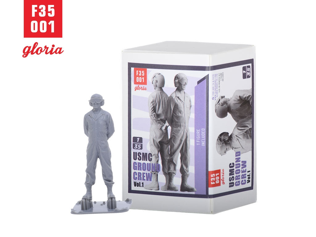 Gloria F35001 USMC Ground Crew Type 1 3D Printed Figures 1/35 – zdjęcie 4