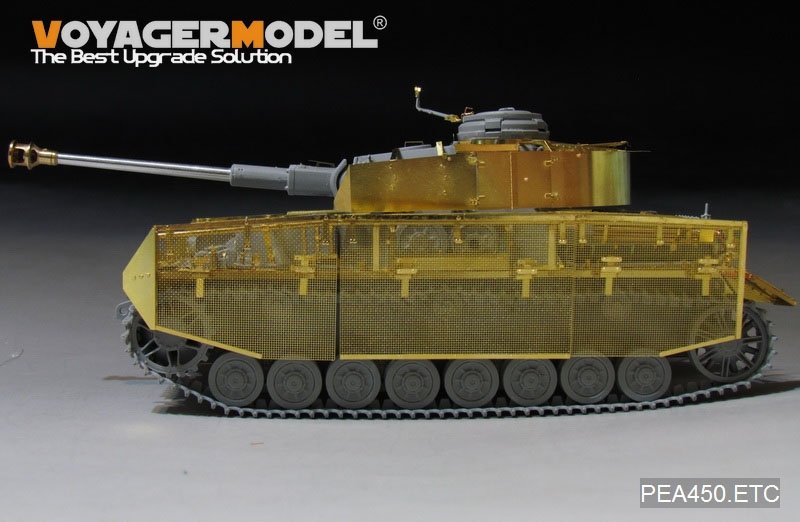 Voyager Model PEA450 WWII German Pz.Kpfw.IV Ausf.J &amp;quot;Thoma shields&amp;quot; wire mesh schürzen (Last Production) (FOR Boder 35008) 1/35 – Bild 8