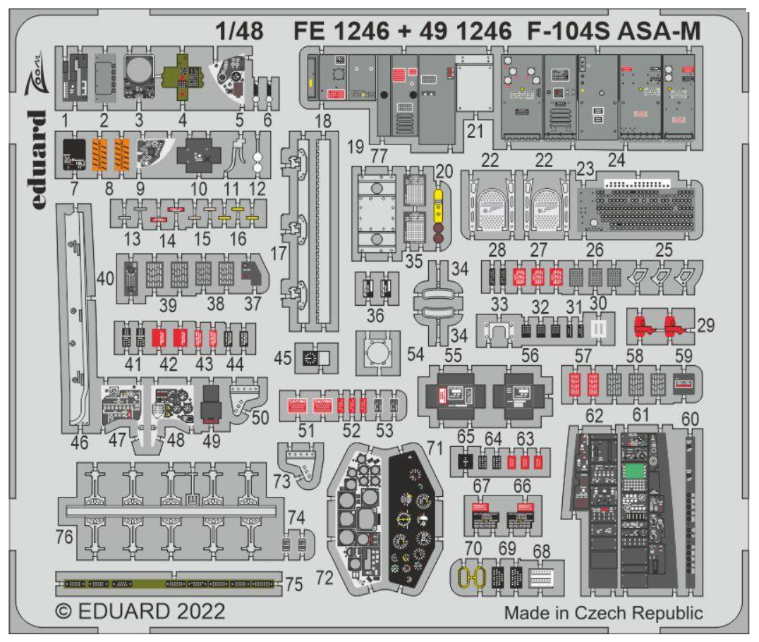 Eduard 491246 F-104S ASA-M KINETIC 1/48 – Bild 2