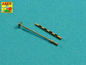 Aber A32019 Set of 2 barrels for British Browning .303 aircraft machine guns with flash hiders 1/32 – imagen 6