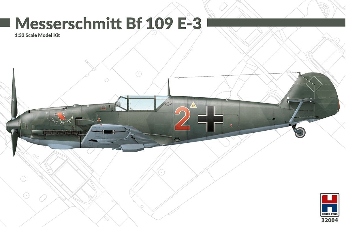 Hobby 2000 32004 Messerschmitt Bf 109 E-3 (DRAGON + CARTOGRAF) 1/32