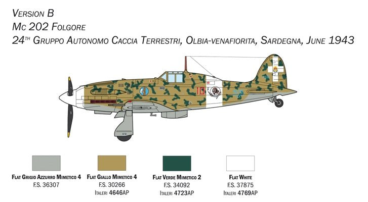 Italeri 1439 MC.202 Folgore 1/72 – immagine 4