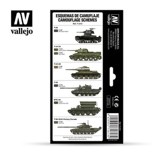 Vallejo 71613 SRussian Greens (1928’s to Present) 8 x 17ml – zdjęcie 2