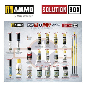 AMMO of Mig Jimenez 7723 US Navy WWII Late SOLUTION BOX – Bild 3