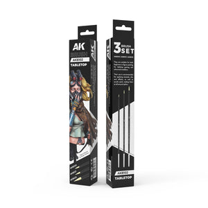 AK Interactive AKB102 TABLETOP SYNTETHIC BRUSHES SET