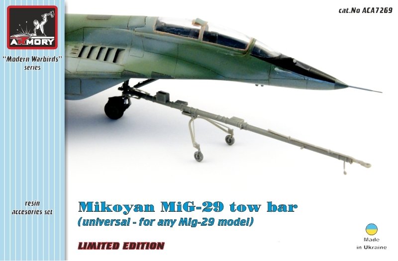 Armory Models ACA7269 Mikoyan MiG-29 Fulcrum – barre de remorquage d&amp;#39;aérodrome 1/72
