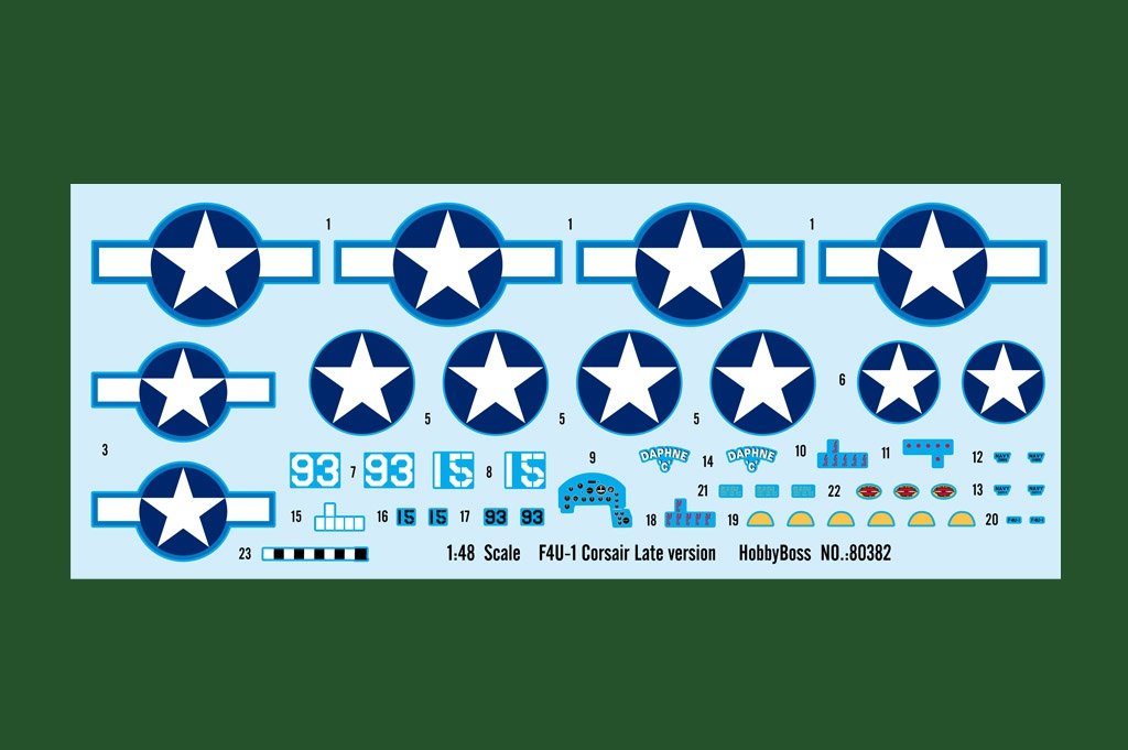 Hobby Boss 80382 F4U-1 Corsair Late version 1/48 – immagine 3