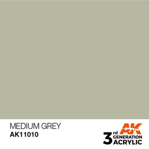 AK Interactive AK11010 Medium Gray 17ml