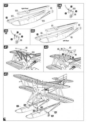 Armory Models 48004 Fairey Flycatcher British Interwar FAA Floatplane Fighter, Late (Metal) 1/48 – image 7