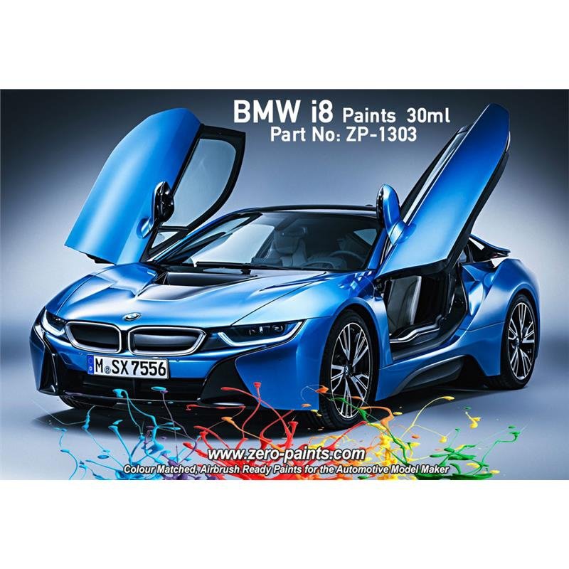 Zero Paints ZP-1303-IR-SIL Ionic Silver with highlight BMW i blue 30ml – Bild 2