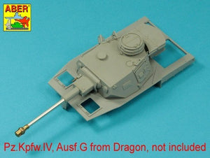 Aber 35L-068N Lufa 75mm KwK40L/43 z wczesnym hamulcem wylotowym do niemieckich czołgów Panzer IV Ausf.G 1/35 – Bild 4